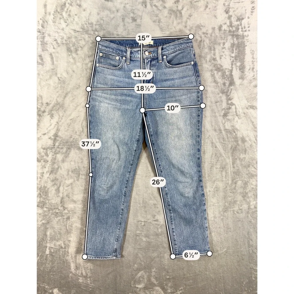 Madewell‎ The Perfect Vintage Jean Women's Size 26P Blue Denim Pants